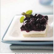 Blueberry Torte Squares Recipe