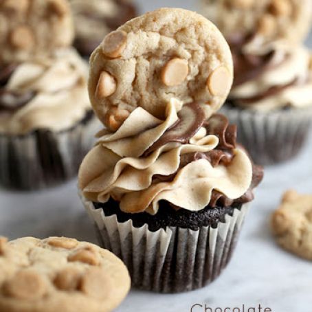 CAKE - Chocolate Peanut Butter Cupcakes