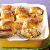 Caramelized Ham & Swiss Buns Recipe