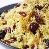 PERSIAN CRANBERRY RICE PILAF