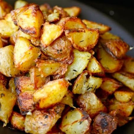 Roast Potatoes with Vinegar-Baked