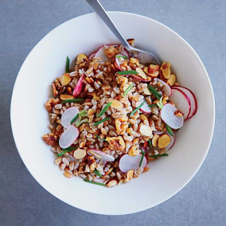 Double-Nutty Farro with Radishes