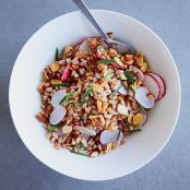 Double-Nutty Farro with Radishes