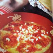 Roasted Cheese with Salsa