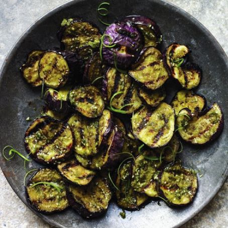 Sesame Eggplant with Scallions