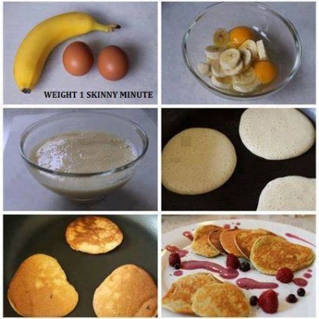 ALL NATURAL PANCAKE (2 ingredient)