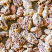 Candied Cinnamon Sugar Coated Nuts
