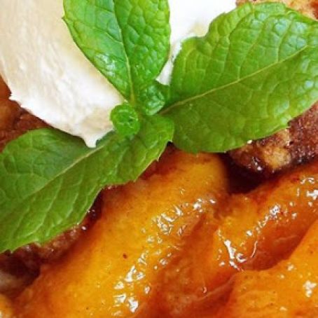 Southern Style Peach Cobbler