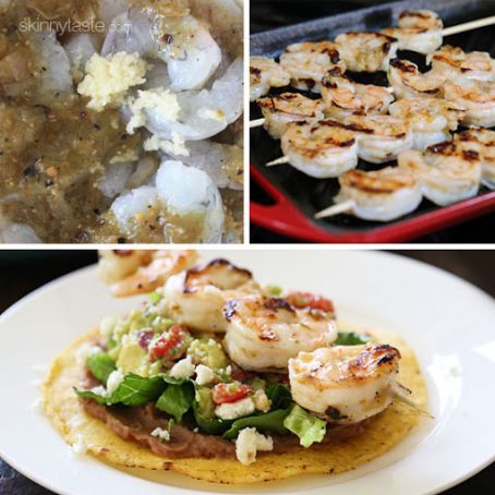 Grilled Shrimp Tostadas