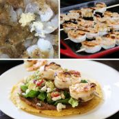 Grilled Shrimp Tostadas