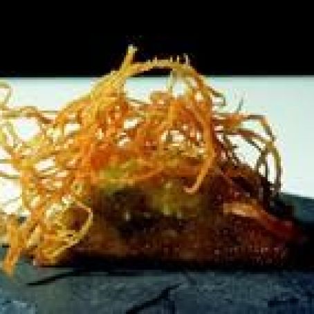 Mexican Taco with Fried Meat