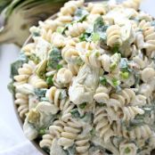Spinach Artichoke Dip Pasta Salad