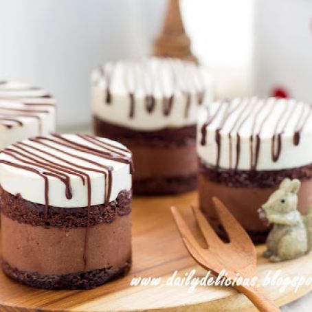CAKE - No egg Mascarpone Chocolate Rare Cheesecake