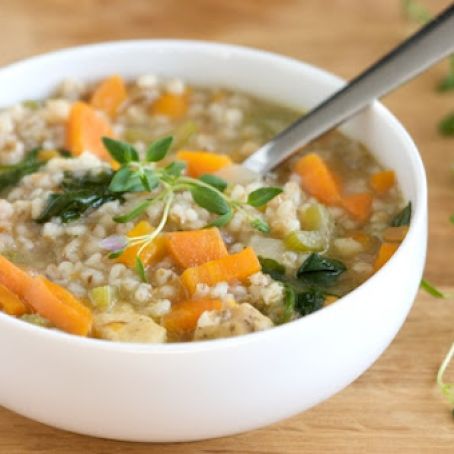 Soup: Barley-Vegetable Chicken Soup