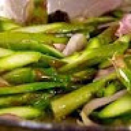 Pan-fried Asparagus with Shallots