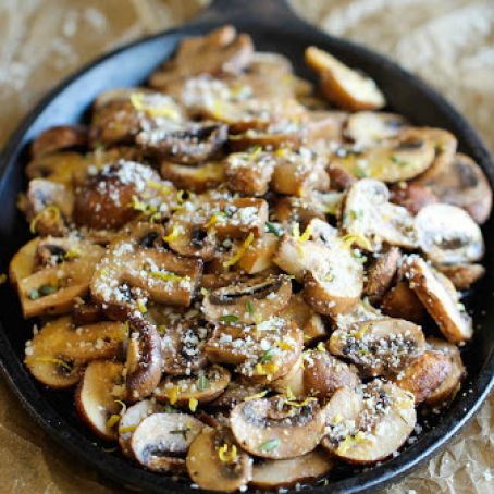 Baked Parmesan Mushrooms