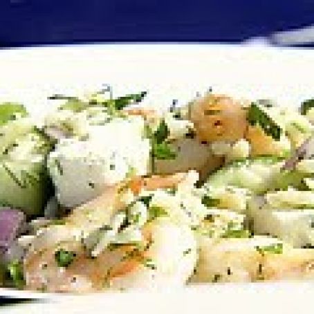 Shrimp with Orzo