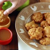 Apple Fritters with Lemon Sauce