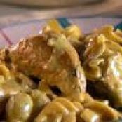 Brandied Curry Chicken with Grapes