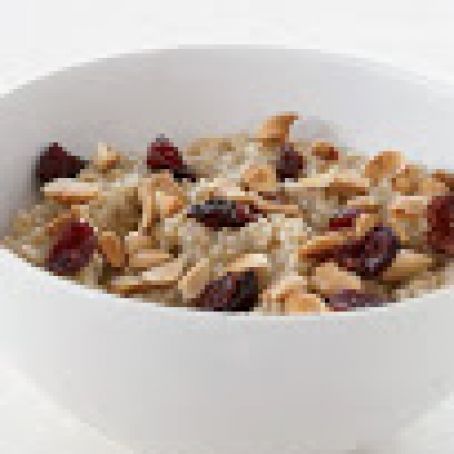 Overnight Oatmeal with Almonds and Dried Cranberries Recipe | Food & Wine