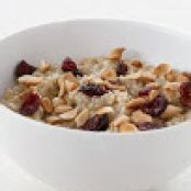 Overnight Oatmeal with Almonds and Dried Cranberries Recipe | Food & Wine