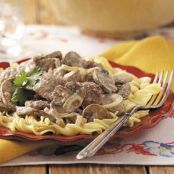 Skillet Beef Stroganoff