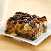 Chocolate Peanut Butter Cereal Bars