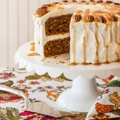 Spiced Pumpkin Cake with Cream Cheese Frosting