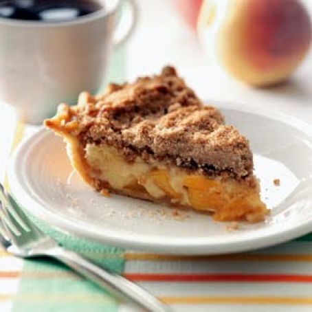 Sour Cream Peach Pecan Pie Recipe