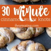 30 Minute Cinnamon Sugar Knots