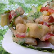 Indian Chickpea Potato Salad