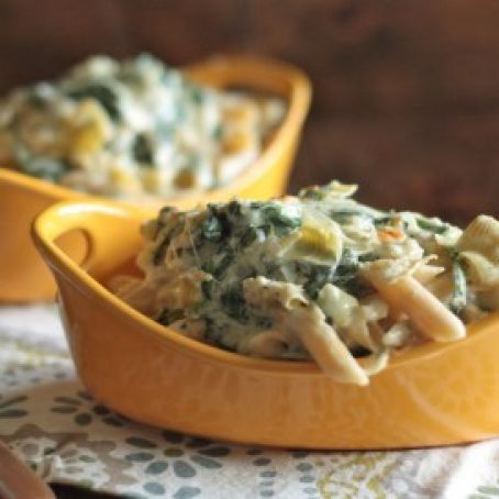 Spinach Artichoke Mac and Cheese