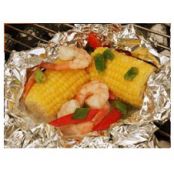 Shrimp and Corn Packets