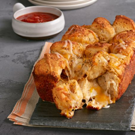Cheesy Salsa Pull-Apart Bread