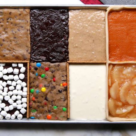 8 Desserts in one Pan