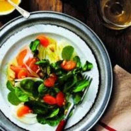 Watercress, fennel & mandarin salad