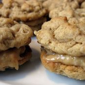 Peanut Butter Oatmeal Sandwich Cookies