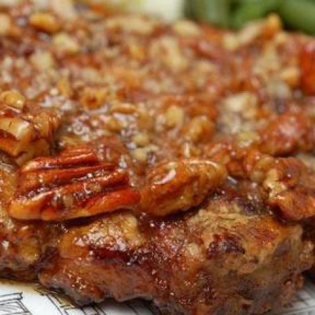 Sweet Pecan Pork Chops
