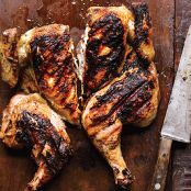 Chicken Under a Brick