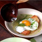 PROVENCAL GARLIC SOUP w/POACHED EGG