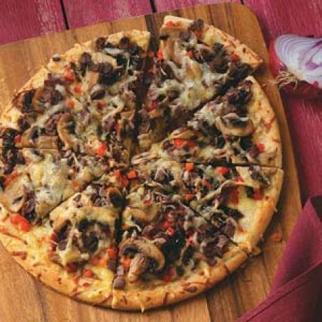 French Onion Pizza au Gratin Recipe