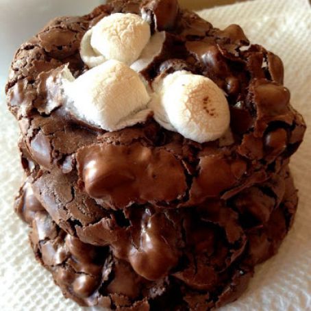 Ooey Gooey Rocky Road Cookies