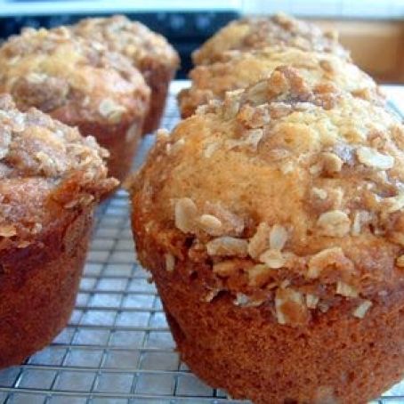 Applesauce muffins with Oatmeal.