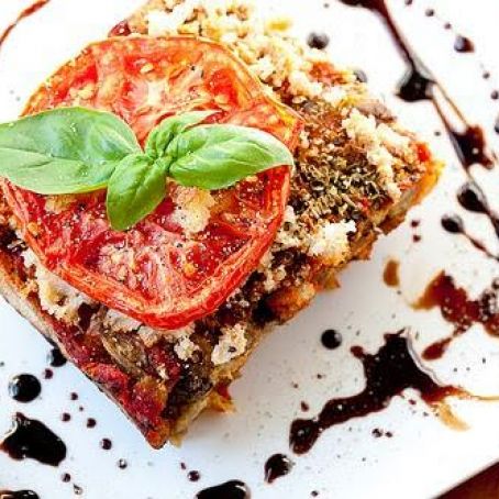 Rustic Bread & Eggplant Lasagna