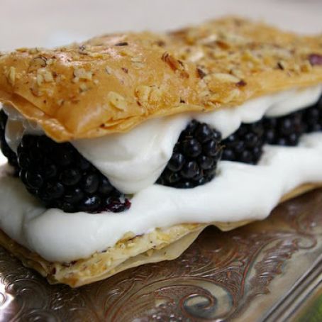Blackberry Millefeuille*