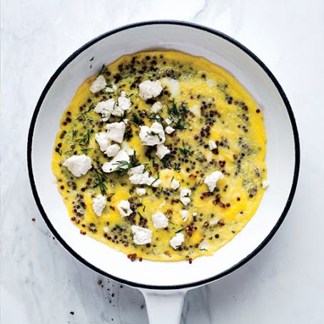 Quinoa-Dill Omelet with Feta