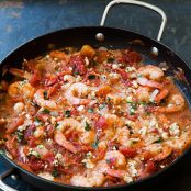 Baked Shrimp in Tomato Feta Sauce