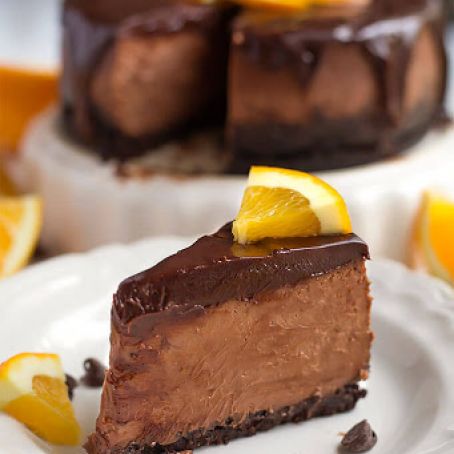 Instant Pot Chocolate Orange Cheesecake