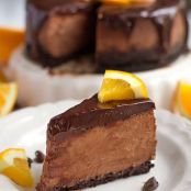 Instant Pot Chocolate Orange Cheesecake