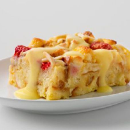 White Choco-Berry Bread Pudding